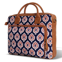 Euphoria Messenger Laptop Bag for Women - Rusty Petals