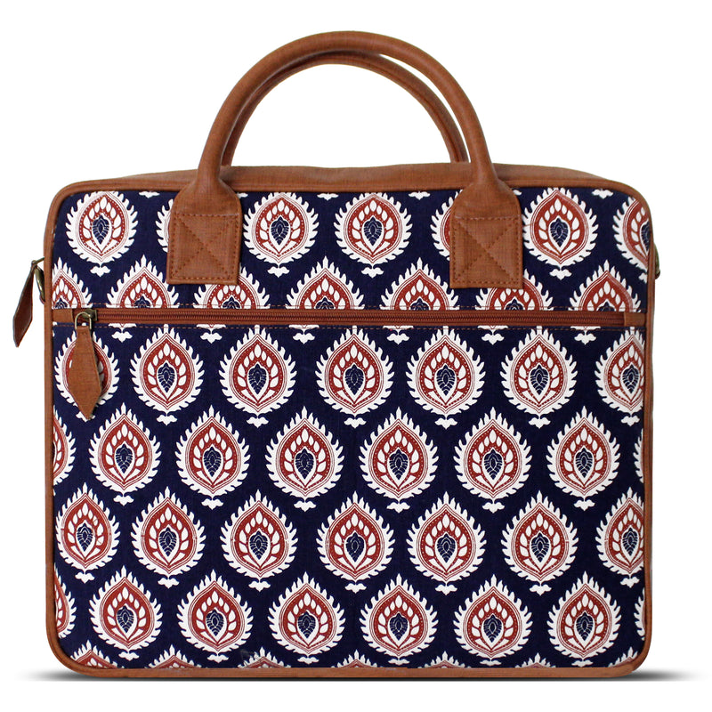 Euphoria Messenger Laptop Bag for Women - Rusty Petals